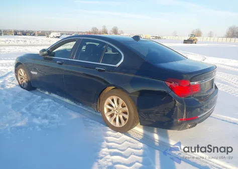 2013 BMW 740I from USA, damaged, VIN WBAYA6C56DD143721